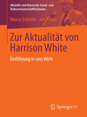 cover image of Zur Aktualität von Harrison White
